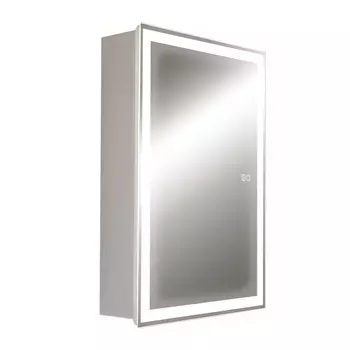 AQM9201 600х800 Зеркальный шкаф с посветкой и подогревом универсальный монтаж