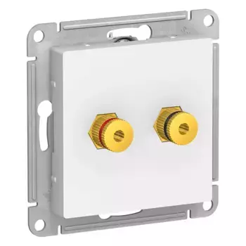 Аудиорозетка двухместная Systeme Electric AtlasDesign ATN000187