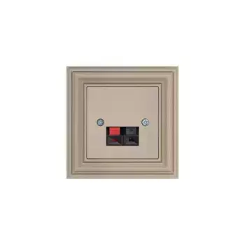 Аудиорозетка Liregus Retro кремовый омбре 29-141