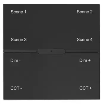 Беспроводная смарт панель-выключатель ДУ iLedex Technical Vision SP 48V-4-BK