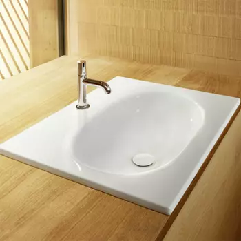 BETTE COMODO Раковина встраиваемая на столешницу 800495120 мм, с 1 отв под смес, с крепл. в компл.цвет белый