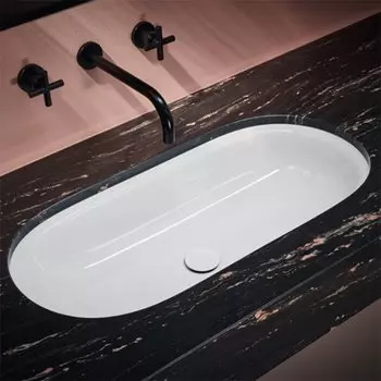 BETTE COMODO Раковина встраиваемая под столешницу 774х380х120 мм, без отв под смес, цвет белый