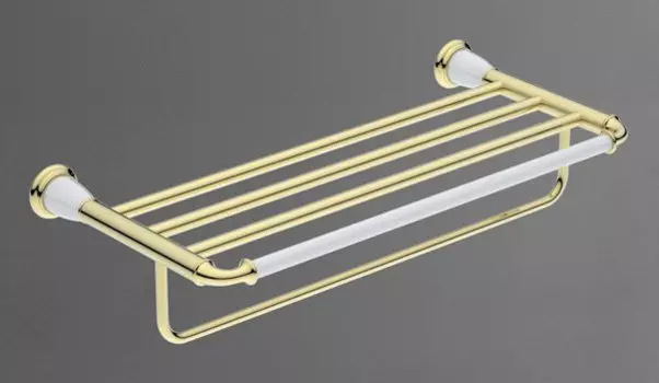 Полка для полотенец Art&Max Bianchi AM-3622AW-Do золотая