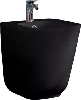 Биде напольное Kerasan Tribeca черный матовый (512031)