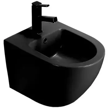 Биде подвесное CeramaLux 2342MB черный матовый