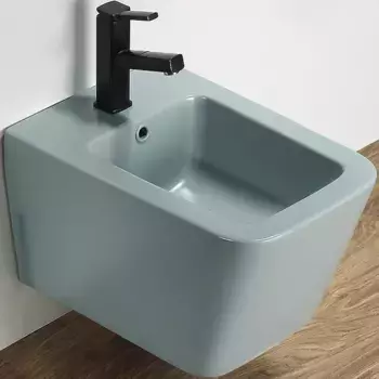 Биде подвесное CeramaLux 5370MLG зеленый матовый