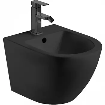 Биде подвесное Ceramalux 2197-1MB черный матовый