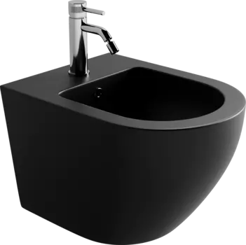 Биде подвесное Ceramicanova Uno CN11002MB черное матовое