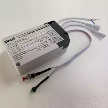 Блок аварийного питания Uniel 3,7V 40W IP20 2,6A UET-E30 40W/EMG IP20 UL-00006766
