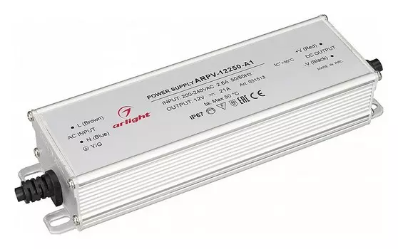 Блок питания Arlight ARPV-12250-A1 12V 252W IP67 21A 031513