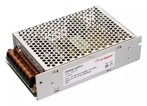 Блок питания Arlight ARS-150-12 12V 150W IP20 12,5A 023609