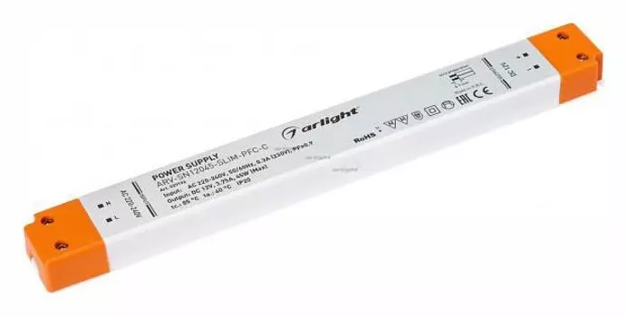 Блок питания Arlight ARV-SN12045-Slim-PFC-C 12V 45W IP20 3,75A 029196