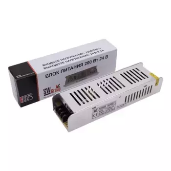 Блок питания SWG 24V 200W IP20 8,4A T-200-24 001029
