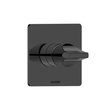 BOSSINI APICE Смеситель для душа встраиваемый, на 1 выход (внешняя часть), цвет черный матовый