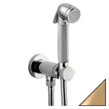 Гигиенический душ Bossini Nikita Mixer Set E37008B со смесителем, С ВНУТРЕННЕЙ ЧАСТЬЮ, бронза
