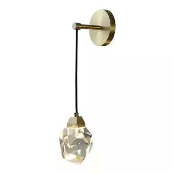 Бра DeLight Collection Crystal rock II 9701W brass