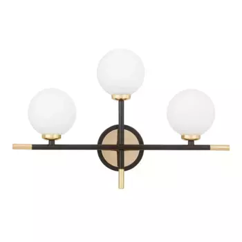 Бра Lumina Deco Marsiada LDW 6033N-3 BK+F.GD