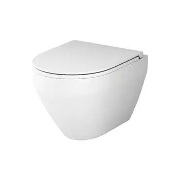 Унитаз подвесной AM.PM Spirit V2.0 FlashClean с микролифтом, белый матовый