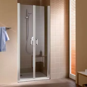 CADA XS CK PTD 09020 VPK Двустворчатая маятниковая дверь 860-910/2000, стекло прозр. ESG Clean