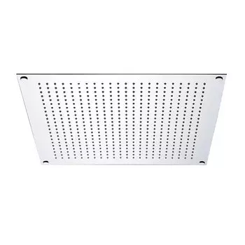 Carimali MYDREAM Потолочная душевая лейка, 410x410 мм, 484 силиконовые форсунки, хромированный из нержавеющей стали. 1форсунка: дождь, хром