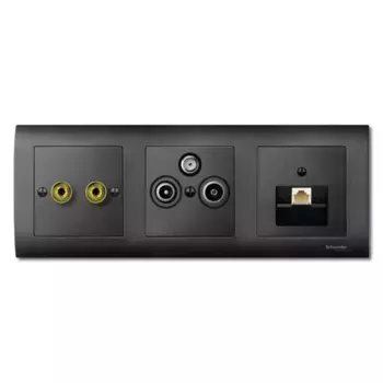 Центральная плата TV/FM Х2 Х3 Schneider Electric Merten System M MTN297514