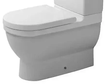 Чаша для напольного унитаза Duravit Starck 3 белый, без сиденья (0128090000)