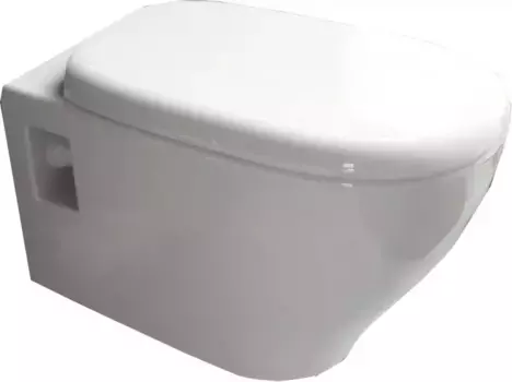 Чаша для подвесного унитаза ArtCeram Ten белый, без сиденья (TEV003 01;00)