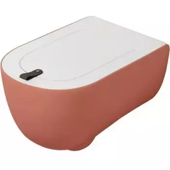 Чаша для подвесного унитаза Artceram The one 52х35 rosso corallo (THV001 14;00)