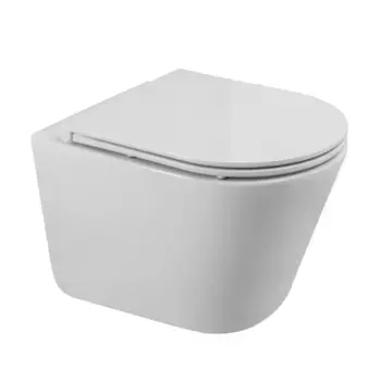 Чаша для подвесного унитаза Belbagno Flay без сиденья со смывом Tornado белая