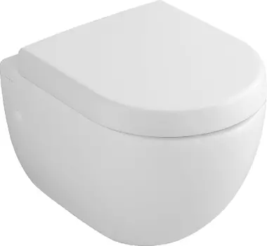 Чаша для унитаза подвесного Villeroy &amp; Boch Subway 6604 1001 укороченная, alpin