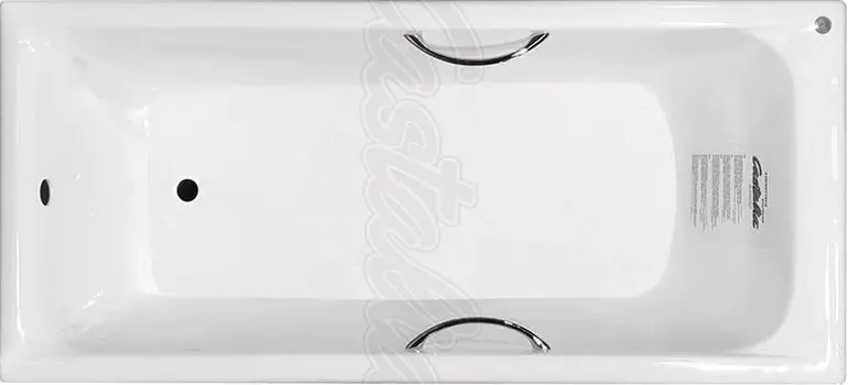 Чугунная ванна Castalia Prime S2021 170x75 с ручками
