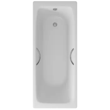 Чугунная ванна Delice Biove 170х75 белая с ручками