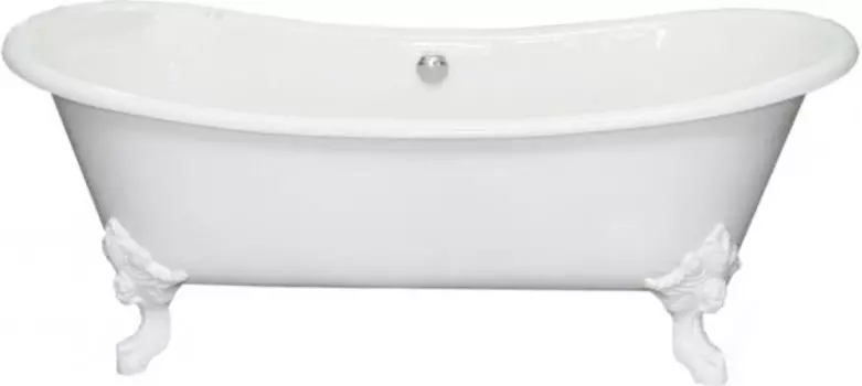 Чугунная ванна Elegansa Nadia белые ножки