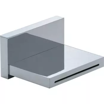 CISAL Излив настенный каскадный 118 мм, цвет хром