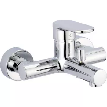 CISAL LineaViva Смеситель однорычажный настенный для ванны/душа, цвет хром