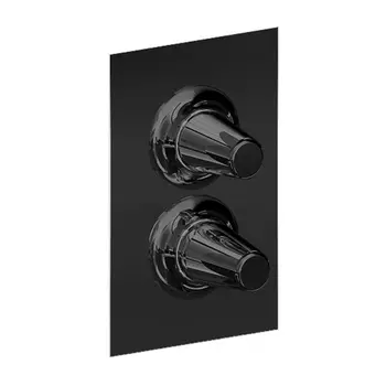 CISAL Vita Смеситель встраиваемый для душа на 3 выхода, цвет черный матовый