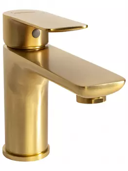 Cмеситель для раковины Hansberge H1099MG Матовый золото