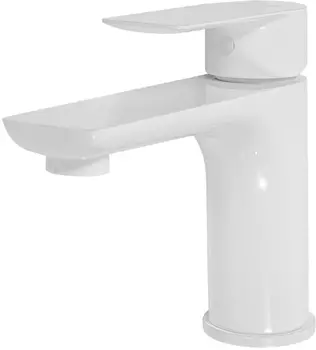 Cмеситель для раковины Hansberge NORDIC H1099WW Белый