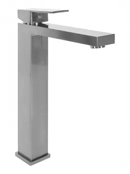 Cмеситель для раковины Высокие Hansberge H2070NK Никель