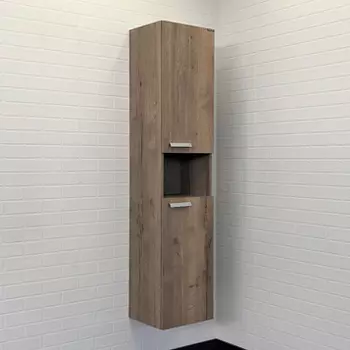 COMFORTY. Шкаф-колонна "Никосия-35" дуб темный