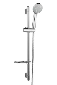 D152CP-3-RUS Душевой комплект:шланг 1,5 м,лейка 1 реж. диам.80 мм (179261)