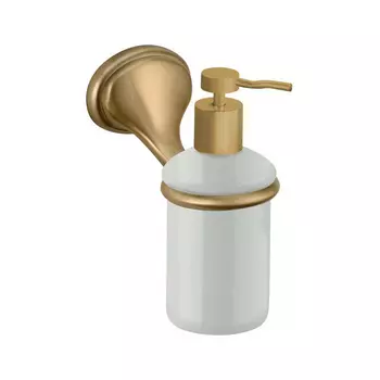 Daniel Revival Acc.B. Дозатор жидкого мыла, подвесной, керамика, белый/бронза 63