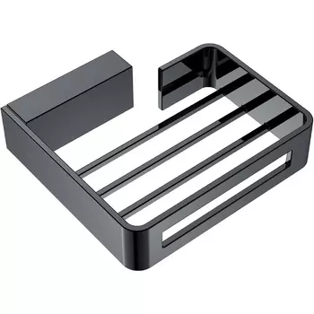 Мыльница подвесная Boheme Q темный хром глянцевый