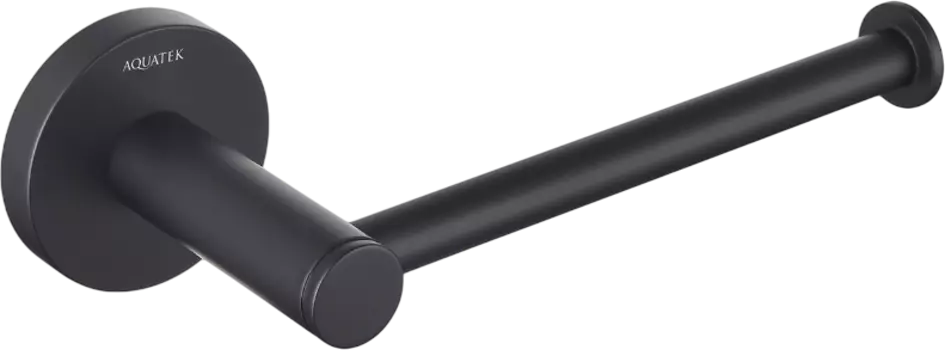Держатель туалетной бумаги AQUATEK Европа AQ4108MB матовый черный