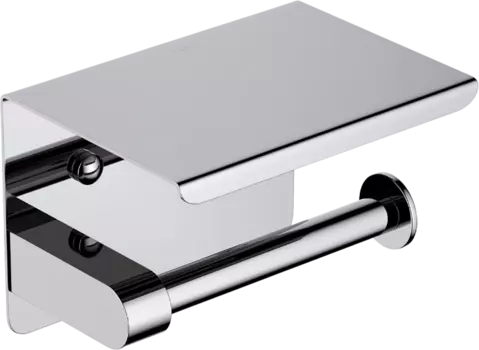 Держатель туалетной бумаги AQUATEK Европа AQ4939CR с полкой для телефона, хром