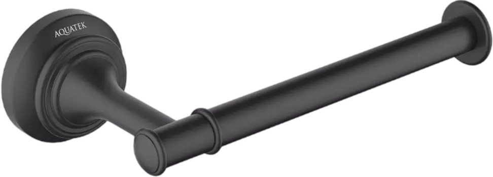 Держатель туалетной бумаги AQUATEK Классик AQ4508MB матовый черный