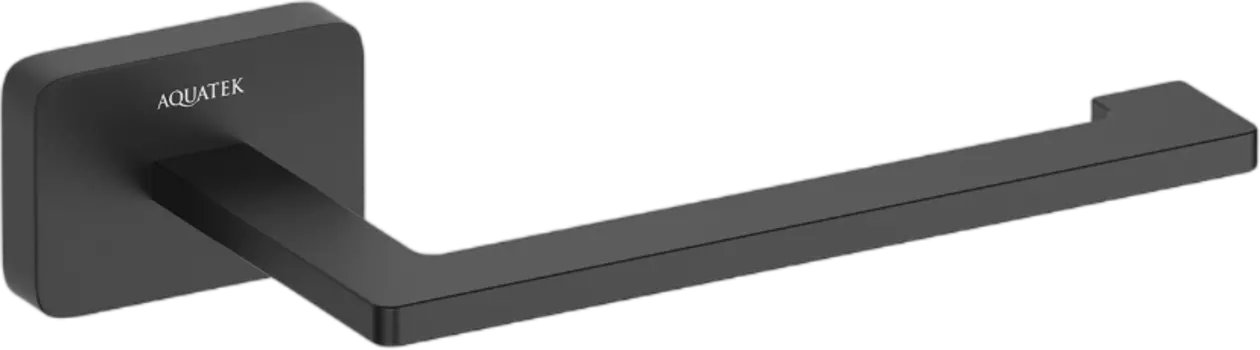 Держатель туалетной бумаги AQUATEK Либра AQ4308MB матовый черный