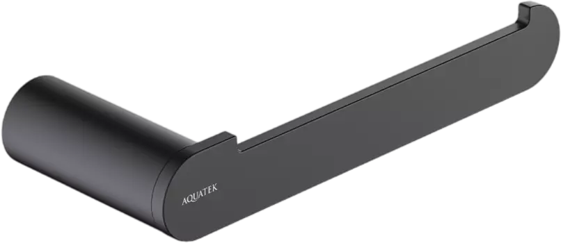 Держатель туалетной бумаги AQUATEK Лира AQ4408MB матовый черный