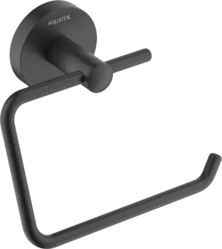 Держатель туалетной бумаги AQUATEK Оберон AQ4218MB матовый черный