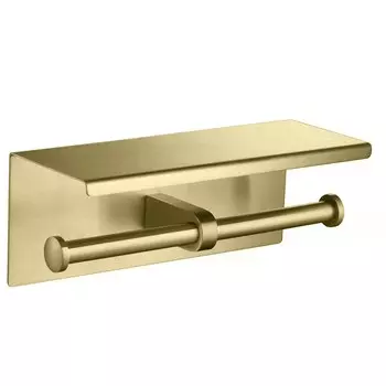 Держатель туалетной бумаги AQUATEK Оберон AQ4909BG шлифованное золото